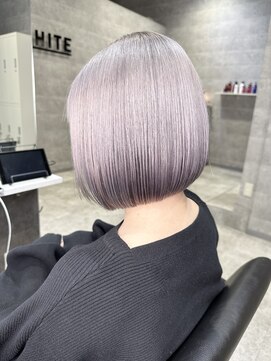 アンダーバーホワイト 泉佐野店(_WHITE) ☆ケアブリーチ ダブルカラー ハイライト イルミナ