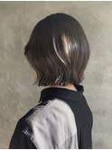 くびれボブ × 透明感カラー