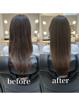 ツヤと髪 クリム(crim) 髪質改善ヘアエステ　ロング　白髪染め　30 代、40代、２０代