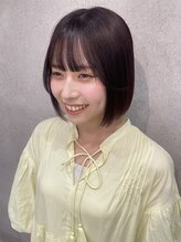 ジョイヘアー 府内店(JOIE hair) ボブ×ほんのりピンク