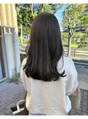 20代30代40代韓国ヘア/くびれヘア/オリーブグレージュ/艶髪/