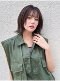 ◎大人人気！軽やかくびれボブレイヤー×透けバング