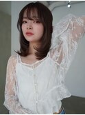 ANGELICA ミディアム顔まわりレイヤー
