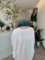 フェーディン(fa/din)&nbsp;ブロンドベージュ×エメラルドブルー