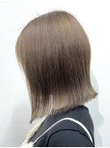 ◎切りっぱなしボブ/ベージュ