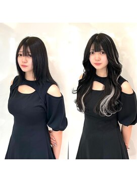 リゼル シブヤ(RISEL SHIBUYA) シールエクステでイヤリングカラー!