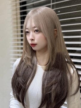 コート 表参道(Cote) 髪質改善 縮毛矯正 酸性ストレート ブリーチなしダブルカラー