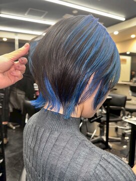 ヌル 神宮前店(Null) オーダーメイド/ケアブリーチカラー/セクションカラー/姫ウルフ