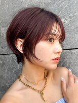 ミモザワークス(Mimosa Works) 大人ショートボブ丸みショートカットマッシュショート 前髪あり