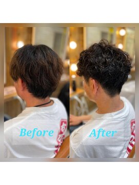 ラック 辻堂(LUCK) 【松浦】スパイラルパーマ　メンズ