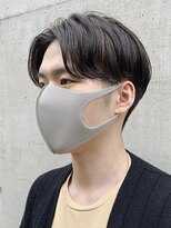 フィフス 大分(fifth)&nbsp;大分毛流れニュアンスパーマメンズカットセンターパートマッシュ