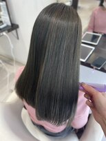 アメイジングヘアー 美沢店(AMAZING HAIR)&nbsp;赤みを完全オフ！透明感溢れる「オリーブグレージュ」