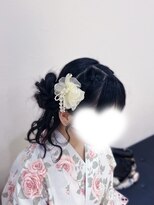 ヘアセット クラン ルシェ 心斎橋玉屋町店(hair set Clan luce)&nbsp;サイドクラゲ/心斎橋ヘアセット