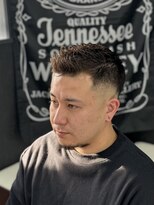 ケースタイル(K-style)&nbsp;ベリーショート　スキンフェード　グリース仕上げ