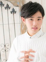 グルーミングサロン バーバー キャッスル 北浦和西口(Grooming salon Barber Castle)&nbsp;20代30代ダークアッシュ斜めバング伸ばしかけショートa1北浦和