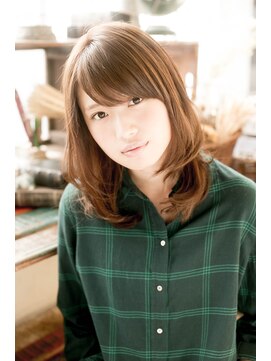 オハナ(ohana) 【ohana/表参道】無造作なワイドバングのルーズくびれミディ