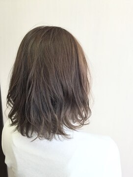 フレンズ 環状通東店(friend's) 【spring beauty】透け感アッシュ ミディアムボブ