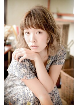 オハナ(ohana) 【ohana/表参道】ラフな抜け感可愛いオン眉切りっぱなしボブ