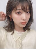 【GARDEN田中麻由】フォギーベージュ耳掛けイメチェン毛先パーマ