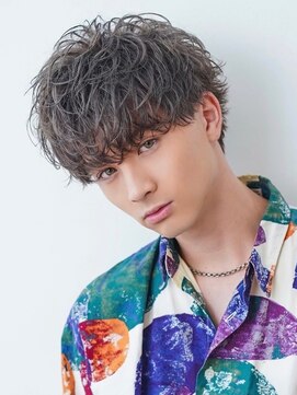 オーシャントーキョーウエスト 心斎橋 (OCEAN TOKYO WEST) グレージュ ラフマッシュ