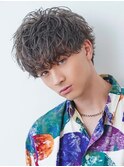 グレージュ ラフマッシュ