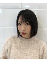 ゼル イオンタウン名西(ZELE) インナーカラー　ピンク　ボブ