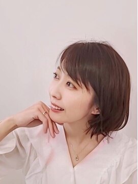 オッジヘアー(Oggi hair) 軽さをプラス　大人ゆる巻きボブ