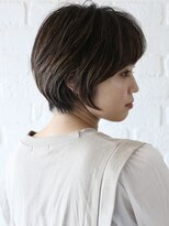 デイジー インデックスヘア 大島店(DAISY index hair)&nbsp;大人可愛い前髪ありのひし形マッシュショートパーマ20代30代