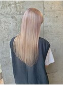 ミルクティーベージュ　ベージュカラー　ハイトーンカラー