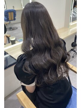 ソヨン 名古屋店(SOYON) 【お客様スタイル】透明感ロング 透け感カラー こなれヘア