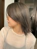 プレミアム★艶カラー+髪質改善活性酸素除去+癒しの夢spa30分