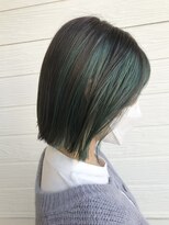 イーストハムヘッドショップ(EAST HAM head shop) デザインカラー/ハイライト/グリーン