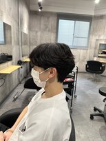 ビカムメンズヘアー 栄店(become men's hair)&nbsp;シースルーセンターパート