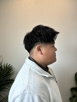 小谷理髪店 ソル(SOL)&nbsp;『ツイストスパイラルパーマ＋２ブロックショート』