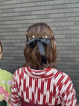 インビテーション 名古屋(invitation) ハーフアップ