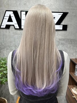 オルズ 渋谷(ALLZ) ハイトーンホワイトレイヤーダブルカラーケアブリーチケアカラー