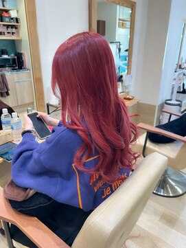 ステラバイケンジ(STELLA by KENJE) カシスカラー　レッドカラー　ハイトーン