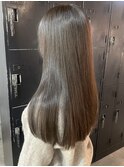 20代30代大人可愛い髪質改善カラーアッシュグレージュ透明感
