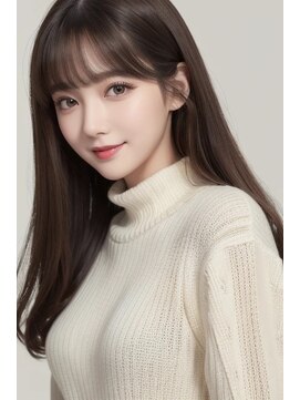 ランデブー 大宮(Rende-Zvous) 黒髪/ボブルフ/ネビージュ/小顔/ワンレン/大宮/髪質改善/前髪