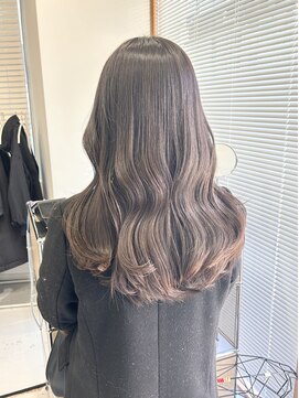 ネオリーブウリ 二子玉川店(Neolive uri) 黒髪ボブルフネビージュ小顔ワンレン《二子玉川》