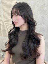 ユニ 原宿(uni) #55/黒髪/ボブルフ/ネビージュ/小顔/ワンレン/髪質改善/原宿