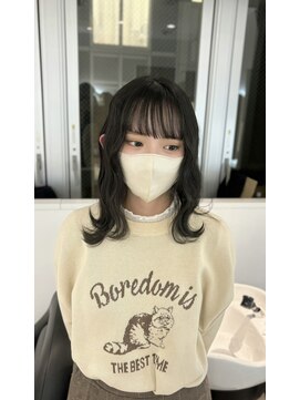 ホープ(hope) レイヤーカット×オリーブカラー