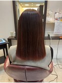 裾カラーピンク