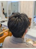 くせ毛を活かしたメンズカット