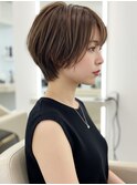 美髪/ワイドバング/レイヤーカット/くすみベージュ/新小岩駅