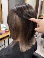 アフェクト 上大岡(affect) インナーカラー/ミルクティーベージュ/ウルフ/デザイン/上大岡