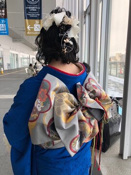 イタクラ 赤道店 (ITAKURA) 成人式ヘア／和装ヘア／振袖ヘア／ハーフアップ