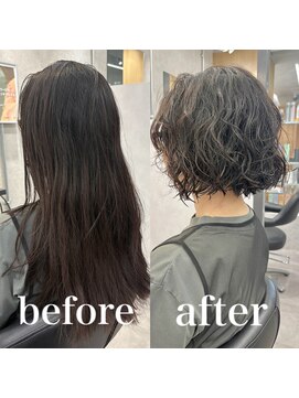 ヘアサロン ドットプラス 町田店(dot. plus) ミディアムヘア/暗めカラー/グランマッシュ/町田