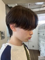 バイフィフス 原宿/表参道(by fifth)&nbsp;原宿カルマパーマメンズカットセンターパートウルフマッシュ30代