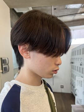 バイフィフス 原宿/表参道(by fifth) 原宿カルマパーマメンズカットセンターパートウルフマッシュ30代